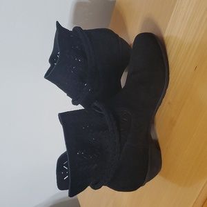 Abeo Bio System Nicole Neutral Black Booties Size 8